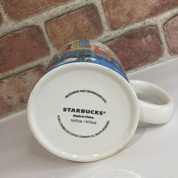 Starbucks 2012 Busan City Skyline Korea Coffee Tea Mug 16 oz - Picture 5 of 8